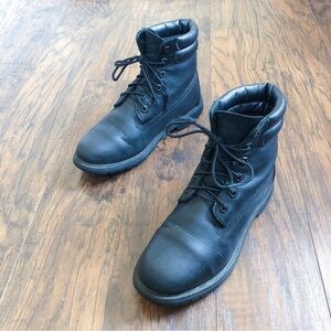 Timberland • Waterville 6" Waterproof Lug Sole Booties black leather lace up